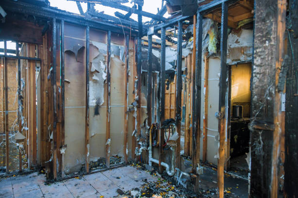 Professional Fire Damage Removal technician working in Miami Heights, OH